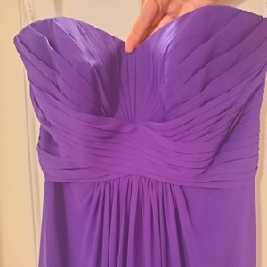 Bridesmaid dress, size 6, David's Bridal, purple